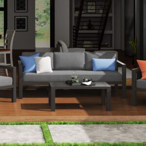 Grayton - Outdoor Aluminum Sofa - Image 4
