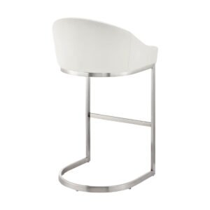 Katherine - Bar Stool - Brushed Steel - Image 9