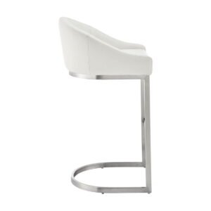 Katherine - Bar Stool - Brushed Steel - Image 11